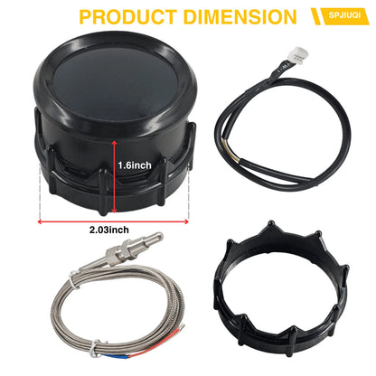 EGT Exhaust Gas Temp Gauge 2" 52mm with Sensor Harness for Cars & Boats
