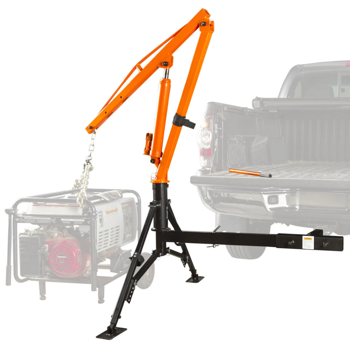 Hydraulic Receiver Hitch Crane for Elevate Outdoor (1,000 lb Capacity)
