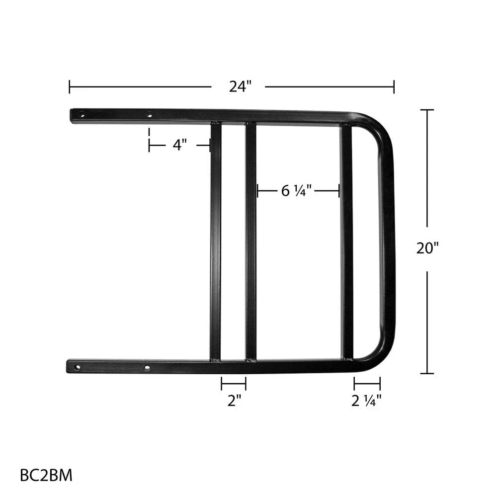 2-Bike RV Motorhome Bumper Bike Rack Carrier for RVs