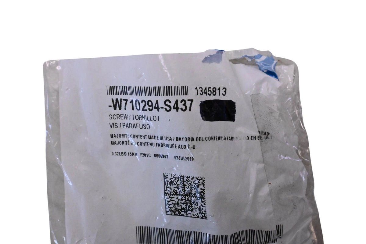 Set of 2 Screw & Washer Assemblies for Ford (W710294-S437, 1345813)