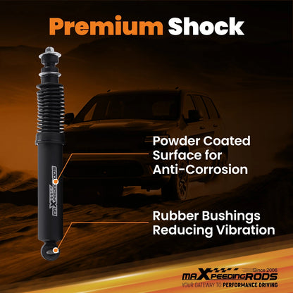 Front Drop Shocks for Chevy GMC C1500 (1988–1998) 4" Lowering Kit