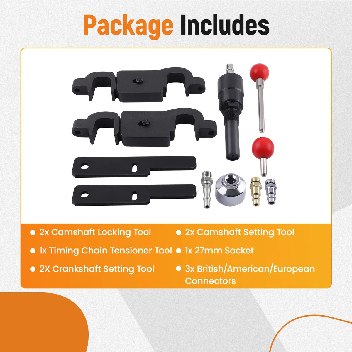 Engine Camshaft Timing Tool for Porsche Cayenne S 4.8L DFI (2011–2013)