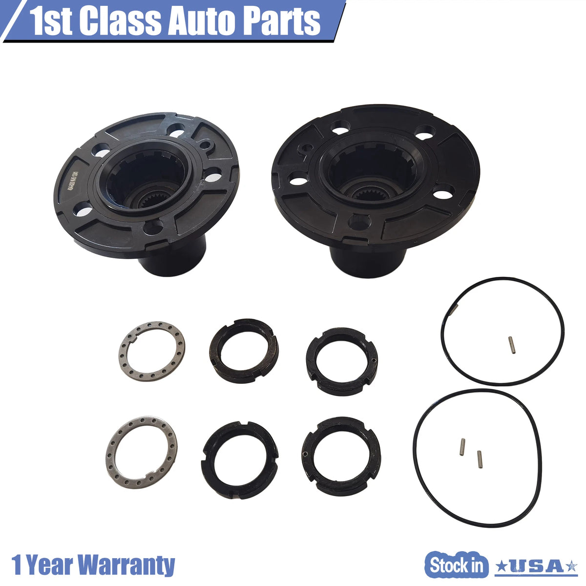Pair of Front Locking Hubs for Ford Bronco II Ranger (1983–1989) AVM467