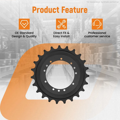 23T Drive Sprocket for John Deere 35D 35G Mini Excavator (2005–2015) 20N-27-71115