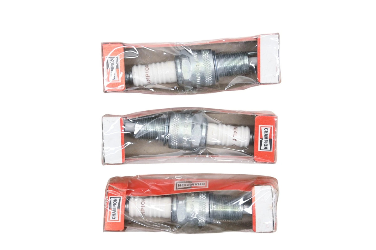 3X Champion RN14LY Spark Plugs for (NOS)
