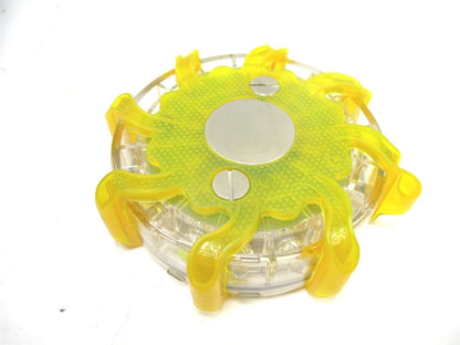 4X Rechargeable LED Emergency Road Safety Flare Kit for Universal Use