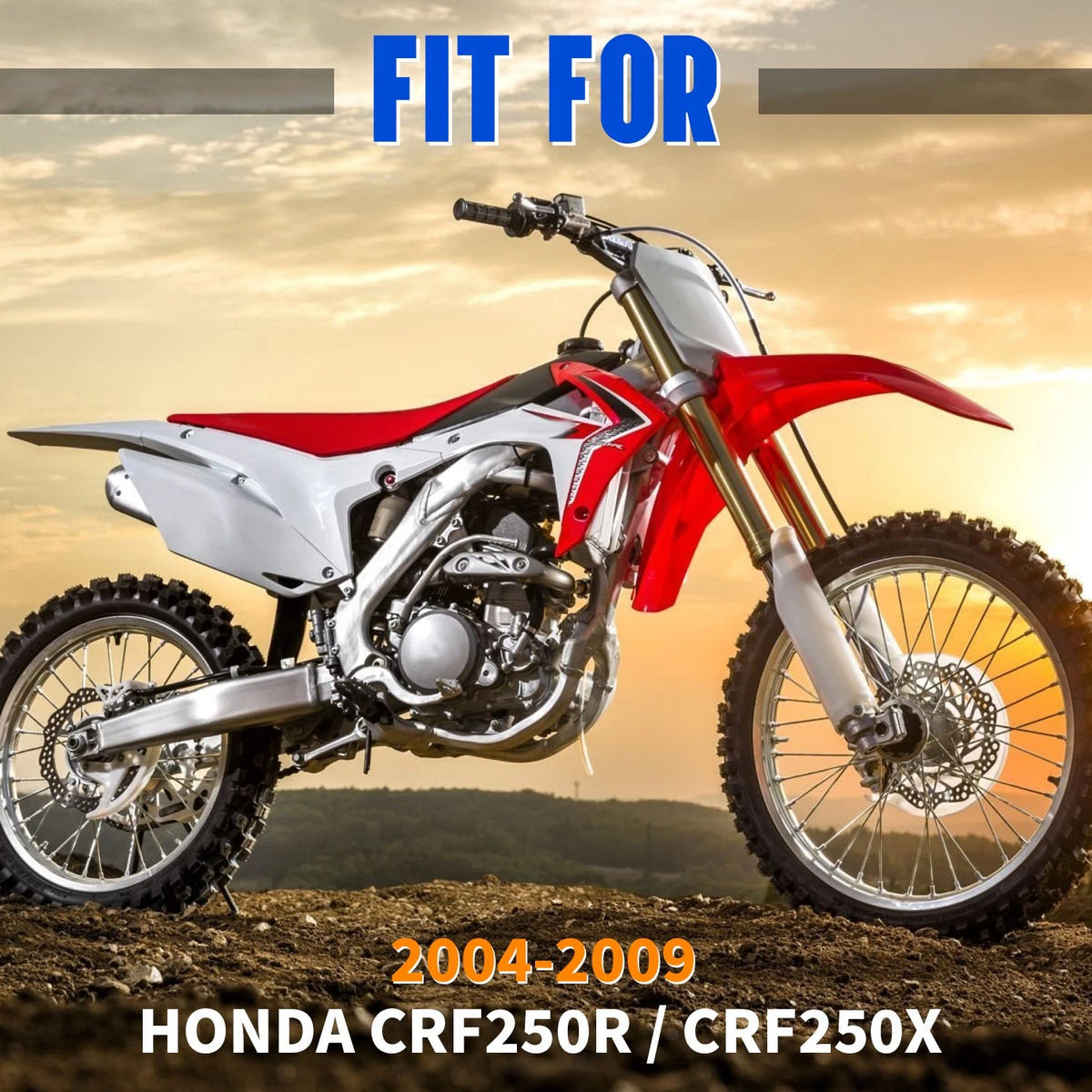 Complete Gasket Kit for Honda CRF250R CRF250 CRF250X (2004–2019)