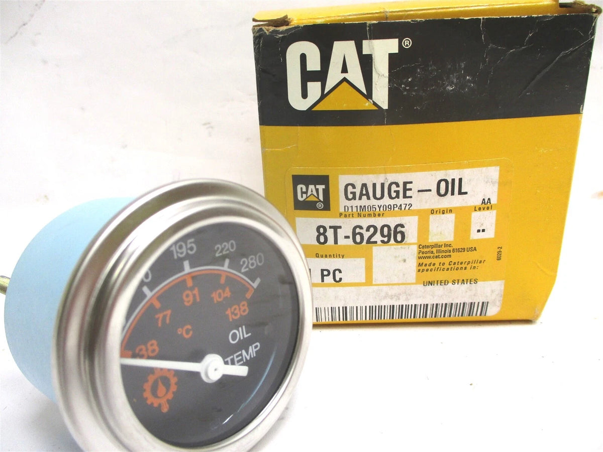 Engine Oil Temperature Gauge 280°F for Caterpillar (8T-6296, 06346-14)