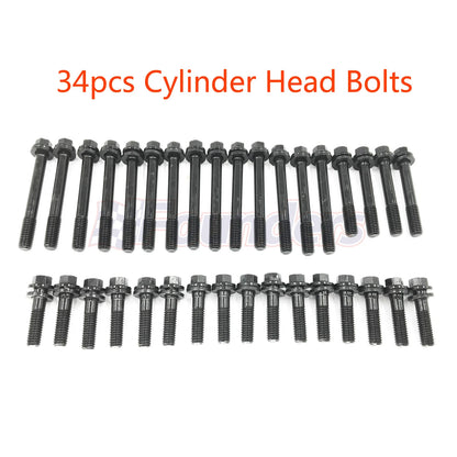 SBC Small Block Aluminum Steel Head Bolts for Chevrolet SBC 350 383 400 (1969–1995)