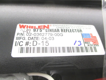 Whelen 9E Series Strobe Light Yellow/Red for (61-1500-0030, 02-0362779-00G)