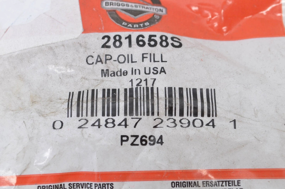 Oil Fill Cap for Briggs & Stratton (OEM 281658S)