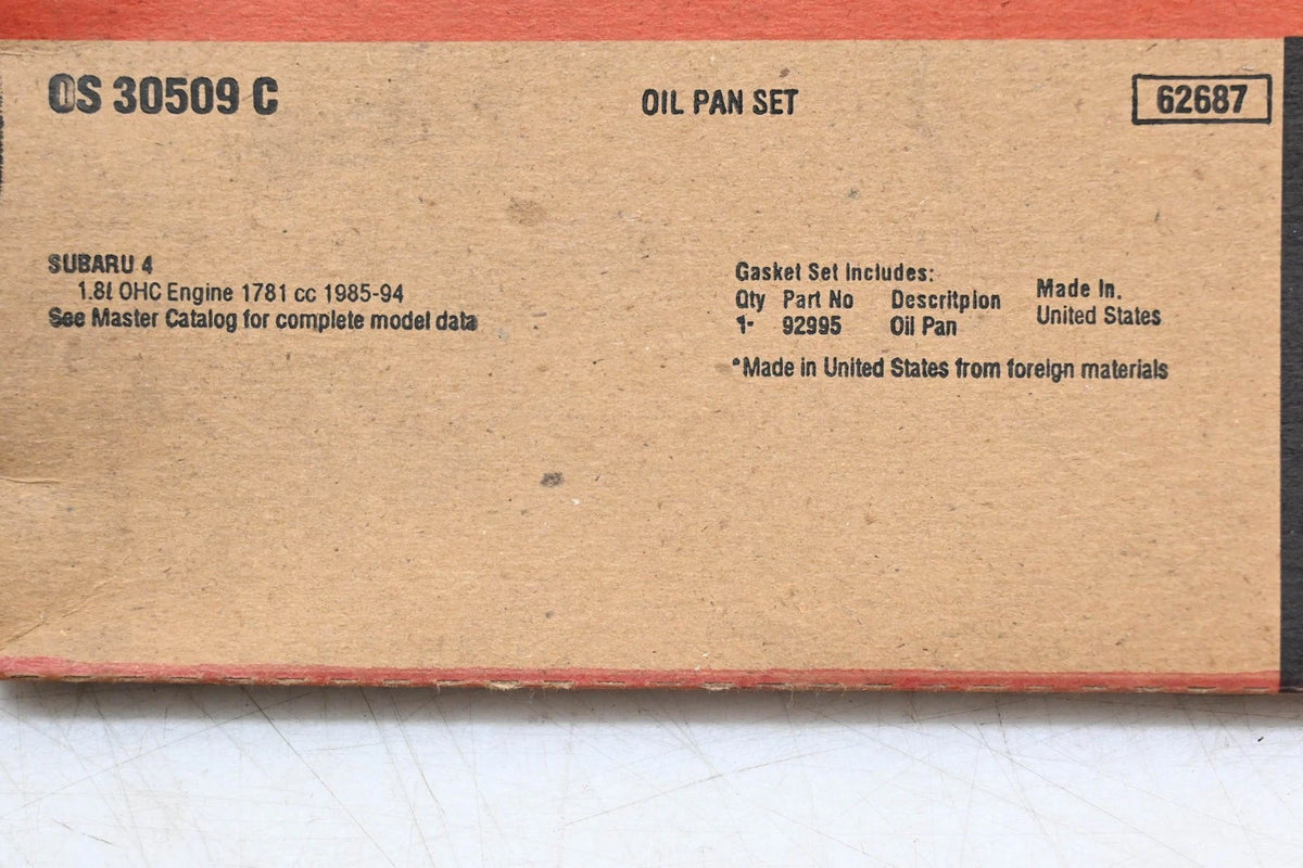 Fel-Pro Oil Pan Gasket for - Part No. 30509