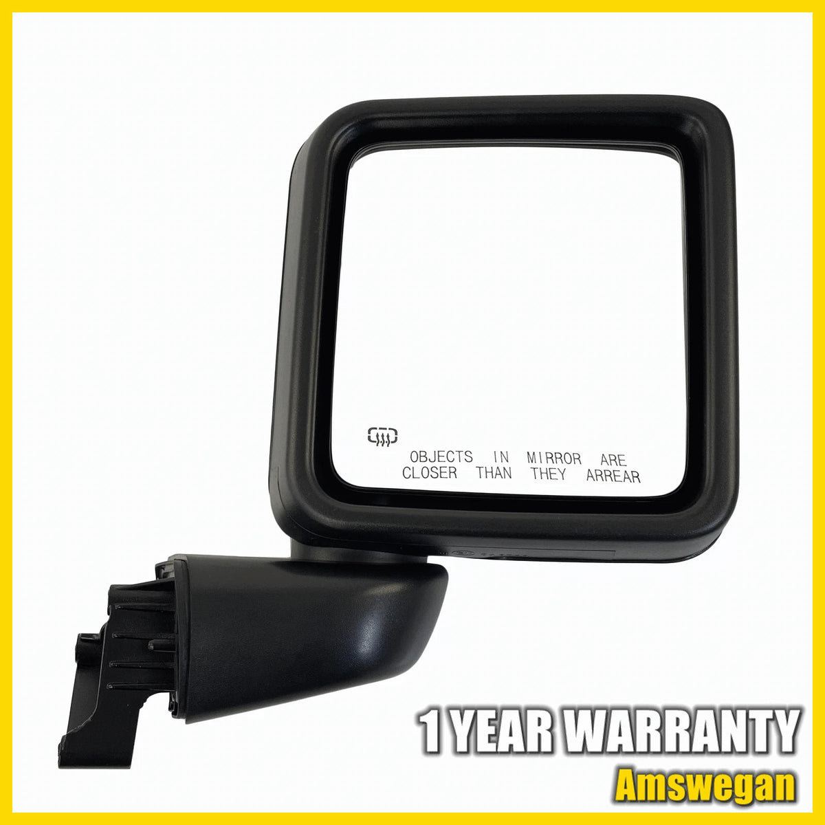 Power Heated Mirror Right Passenger Side for Jeep Wrangler JL (2018–2021) 68281890AB
