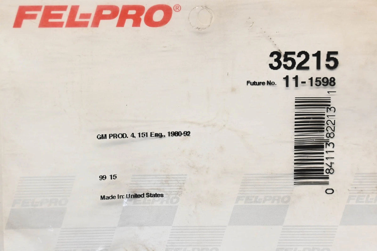 Water Pump Gasket for Fel-Pro 35215, B35215 (NOS)