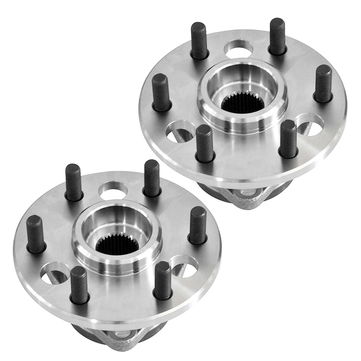 2X Front Wheel Bearing Hubs for Chevrolet Blazer K1500 K2500 (1988–1994)