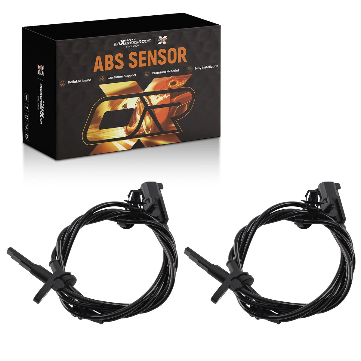 Set of 2 ABS Wheel Speed Sensors for Lincoln MKT (2013–2019) SU15387 2ABS2860 ALS2592