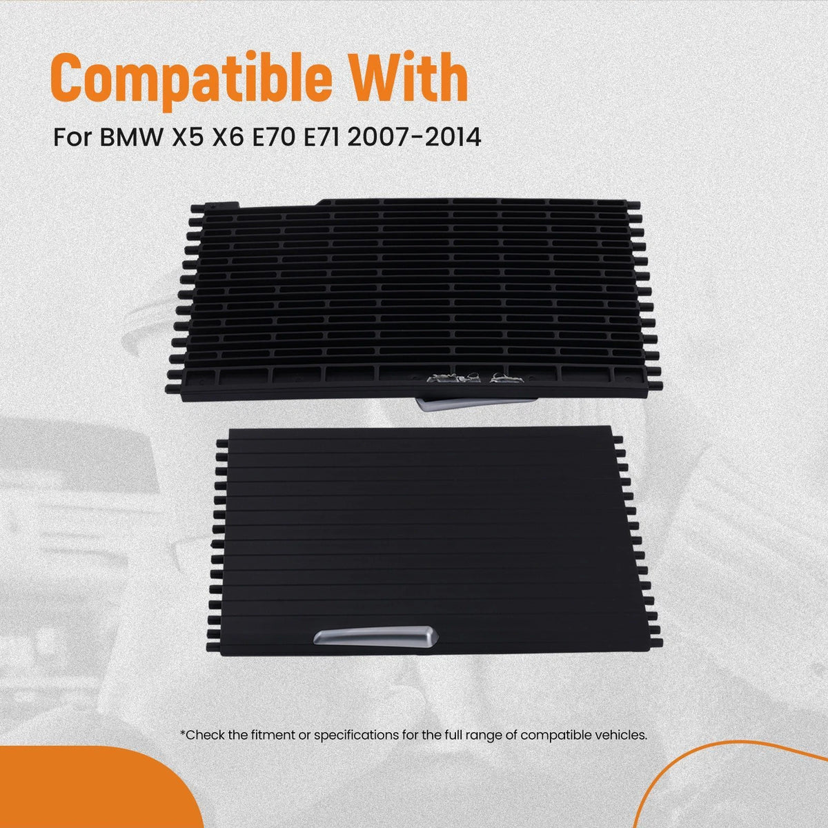 Cup Holder Sliding Roller Blind Cover for BMW E70 E71 (2007–2014) 51166954943