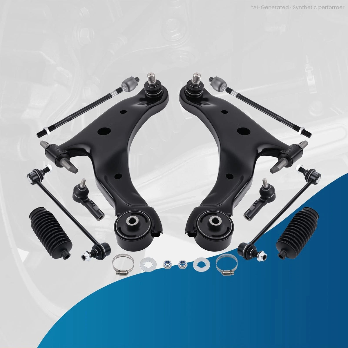 10x Front Lower Control Arm Sway Bar Links for Hyundai Santa Fe (2001–2006) K80348