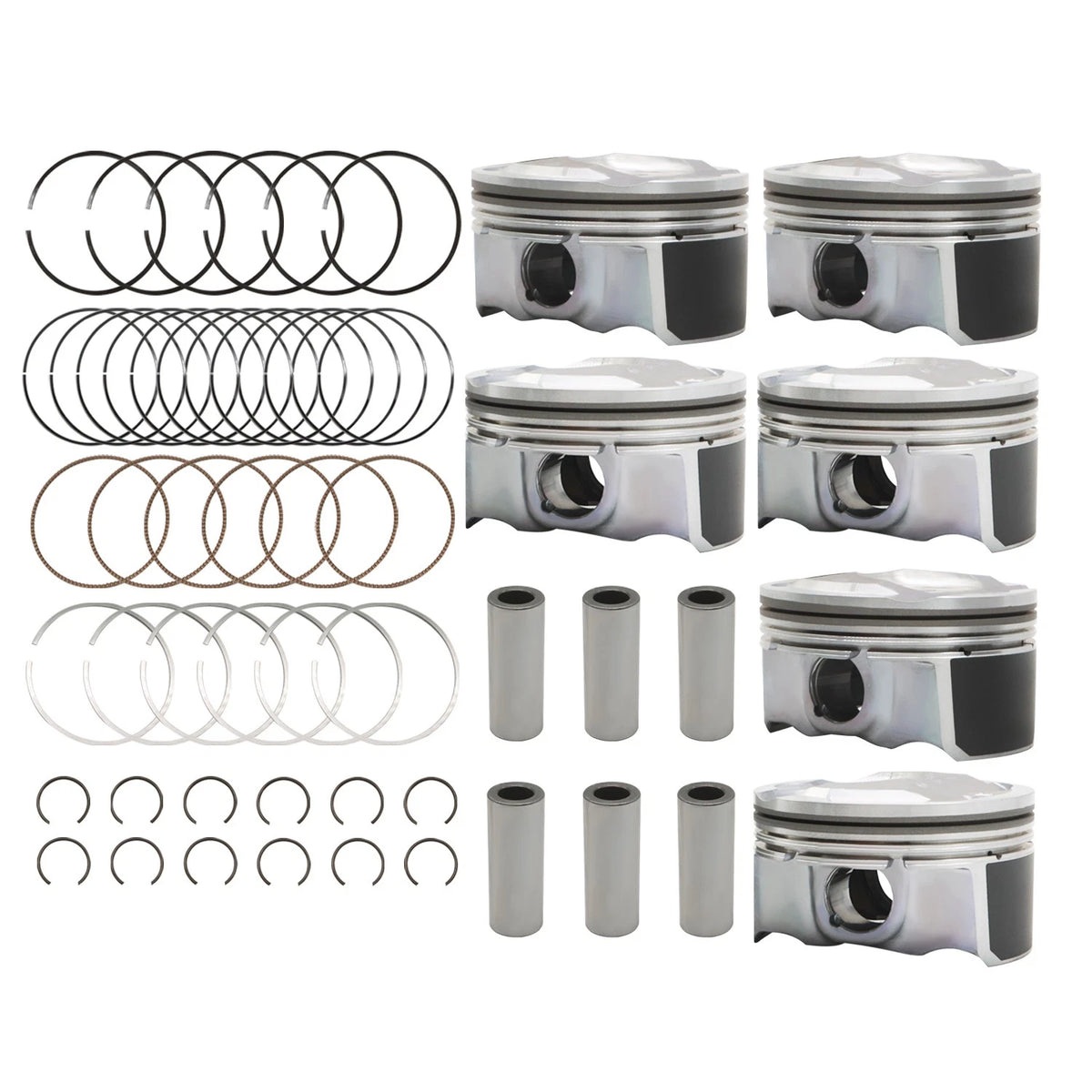Engine Piston Set for Hyundai Santa Fe (2013–2020) & Kia Sorento (2013–2018) STD 3.3L