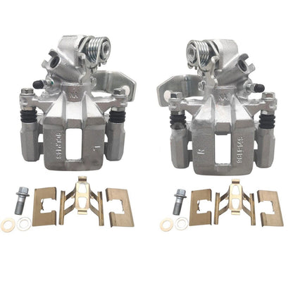Set of 2 Rear Brake Calipers w/ Bracket for Honda Civic Acura (2006–2018) 19-B3299 19-B3298