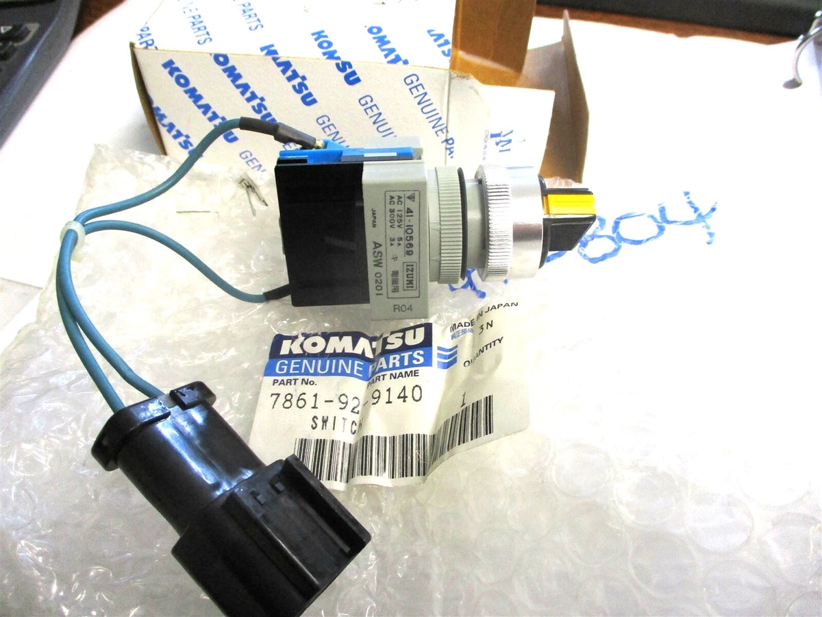 Genuine OEM Switch for Komatsu (7861-92-9140)