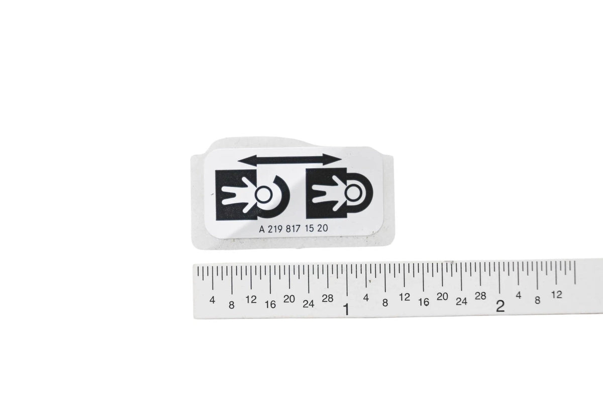 Label for Mercedes-Benz (2000–2023) 219 817 15 20