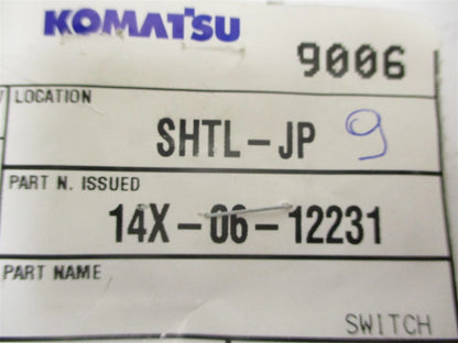 Prox Switch for Komatsu FL7M-10B6-901 (14X-06-12231)