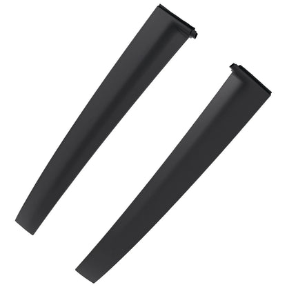 ABS Door Trim Molding Pair for Honda Civic Coupe (1992–1995) Black R&L