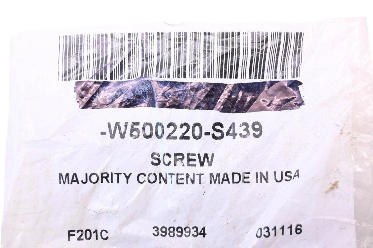 2X Mount Bracket Screws for Ford W500220-S439 (NOS)