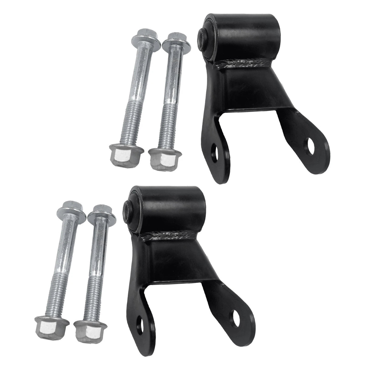 2X Leaf Spring Rearward Shackle Bracket Kit for GMC Sierra 1500 (1999–2013) 722029