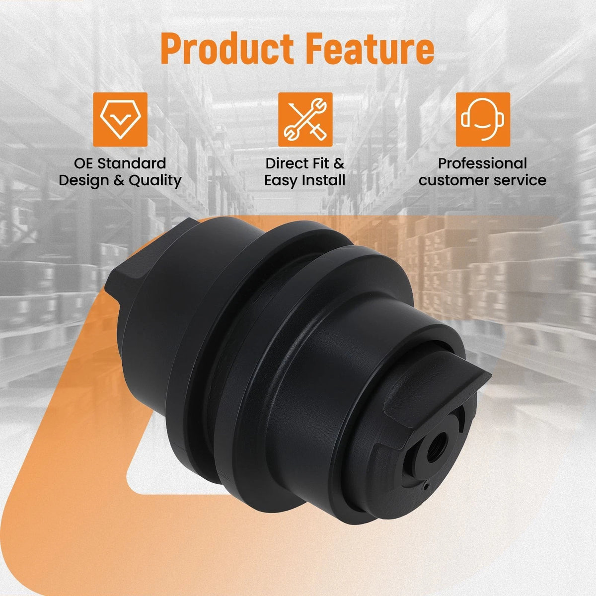 Bottom Roller for CAT 304C 305C 305D 305E CR (265-7674, 422-0837)
