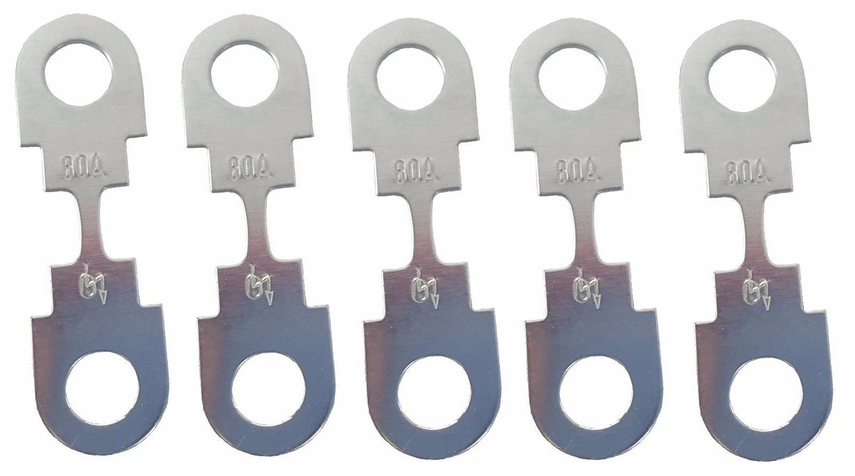 5 Assorted Flosser Fuse Strips for (30 40 50 110 150 Amps)