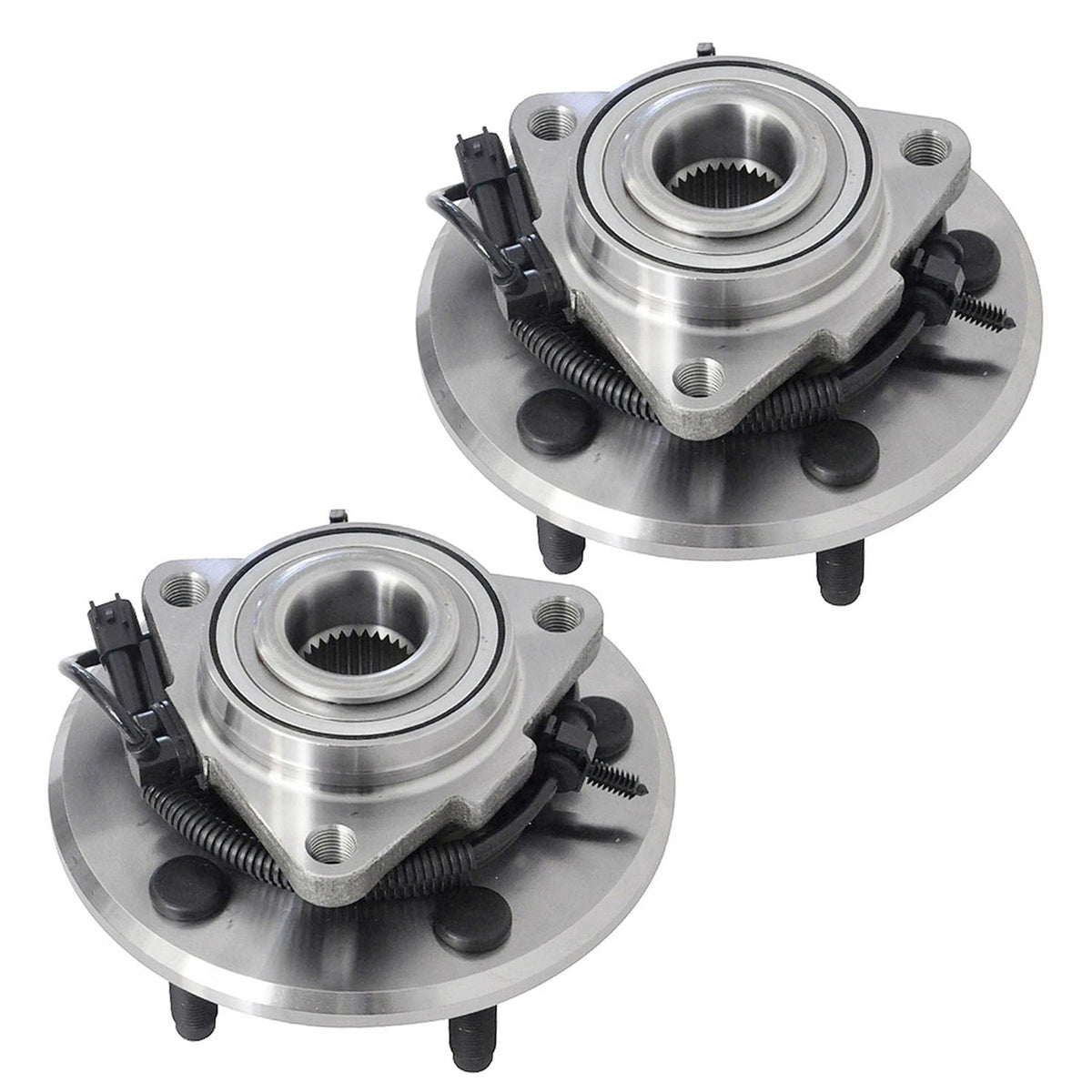 2X Front Wheel Bearings and Hub 515113 for Dodge Ram 1500 (2006–2008)