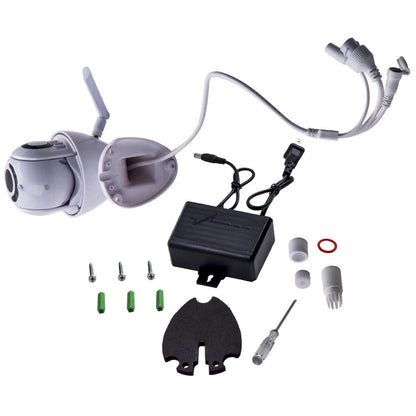 2X 1080P PTZ Cameras with Motion Detection for Home Security (IP66)