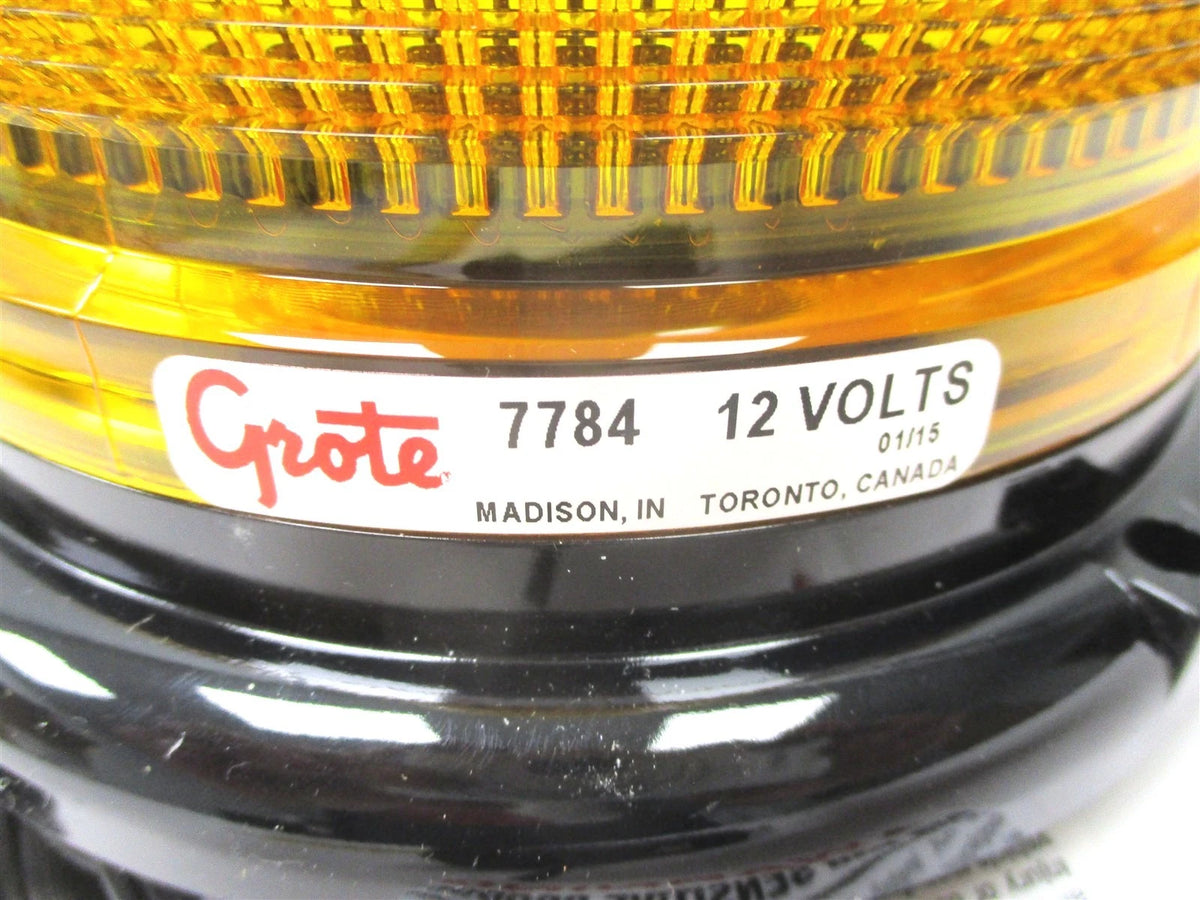 Grote Amber LED Strobe Beacon for Class II Vehicles (GRO77843)