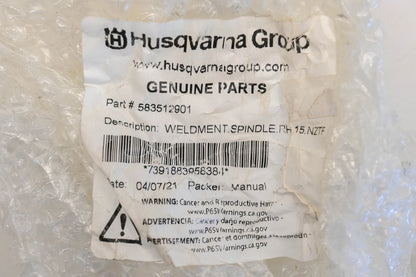 RH Spindle Assembly for Husqvarna (OEM 583 51 29-01, 583512901)