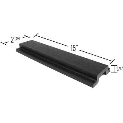 6-Piece Traction Grips for Snowmobile Trailer Hitch (15")