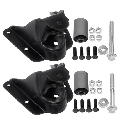 2X Front Leaf Spring Shackle Bracket Kit for Ford F-150 (1980–1996) 722002