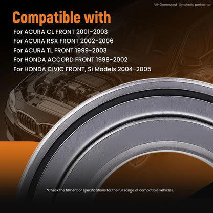 Wheel Bearing Set of 2 for Acura TL CL (1999–2003) 510050 Front Left Right