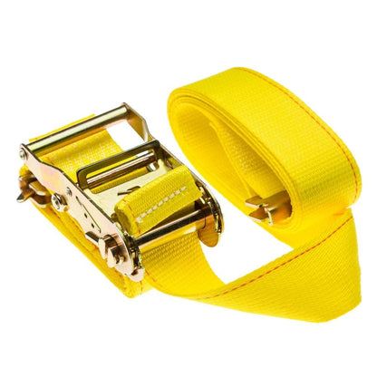 2-Pack Ratchet Straps 2" x 12' with E-Fittings for Universal Use