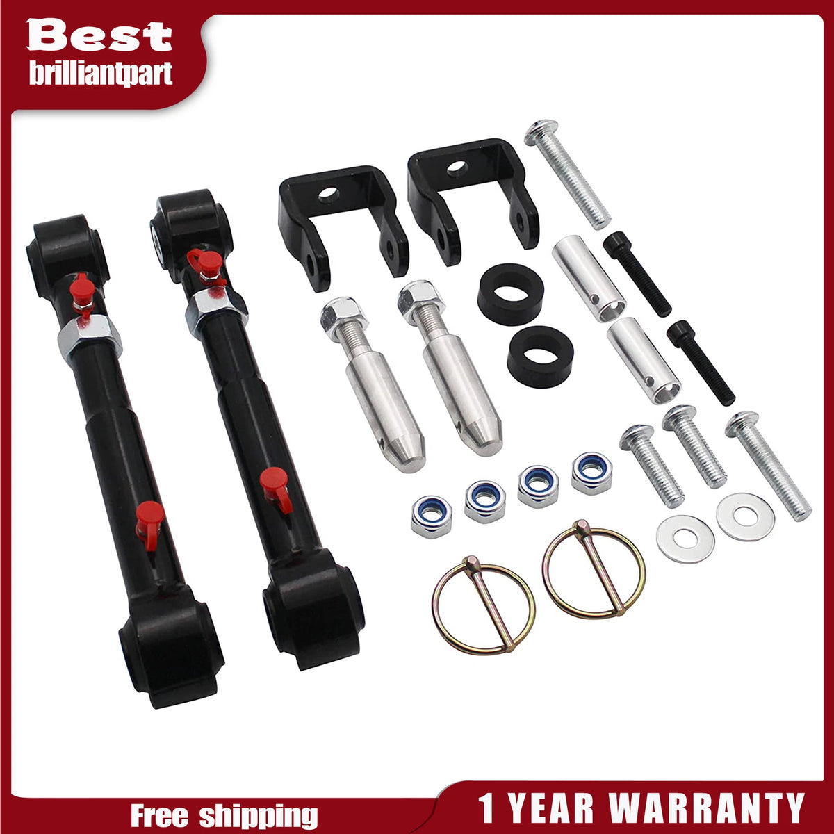 Front Sway Bar Link Disconnect for Wrangler TJ (1998–2006) & Cherokee XJ (1984–2001)