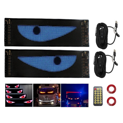 2Pcs Devil's Eye LED Dynamic Light for Truck (Specific Model)
