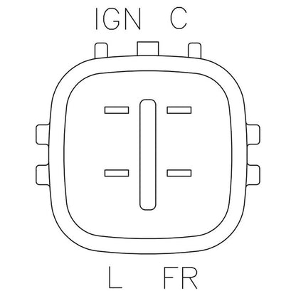 Voltage Regulator for Honda Civic del Sol L4 1.6L (1996–1997) 31150-P2E-A01