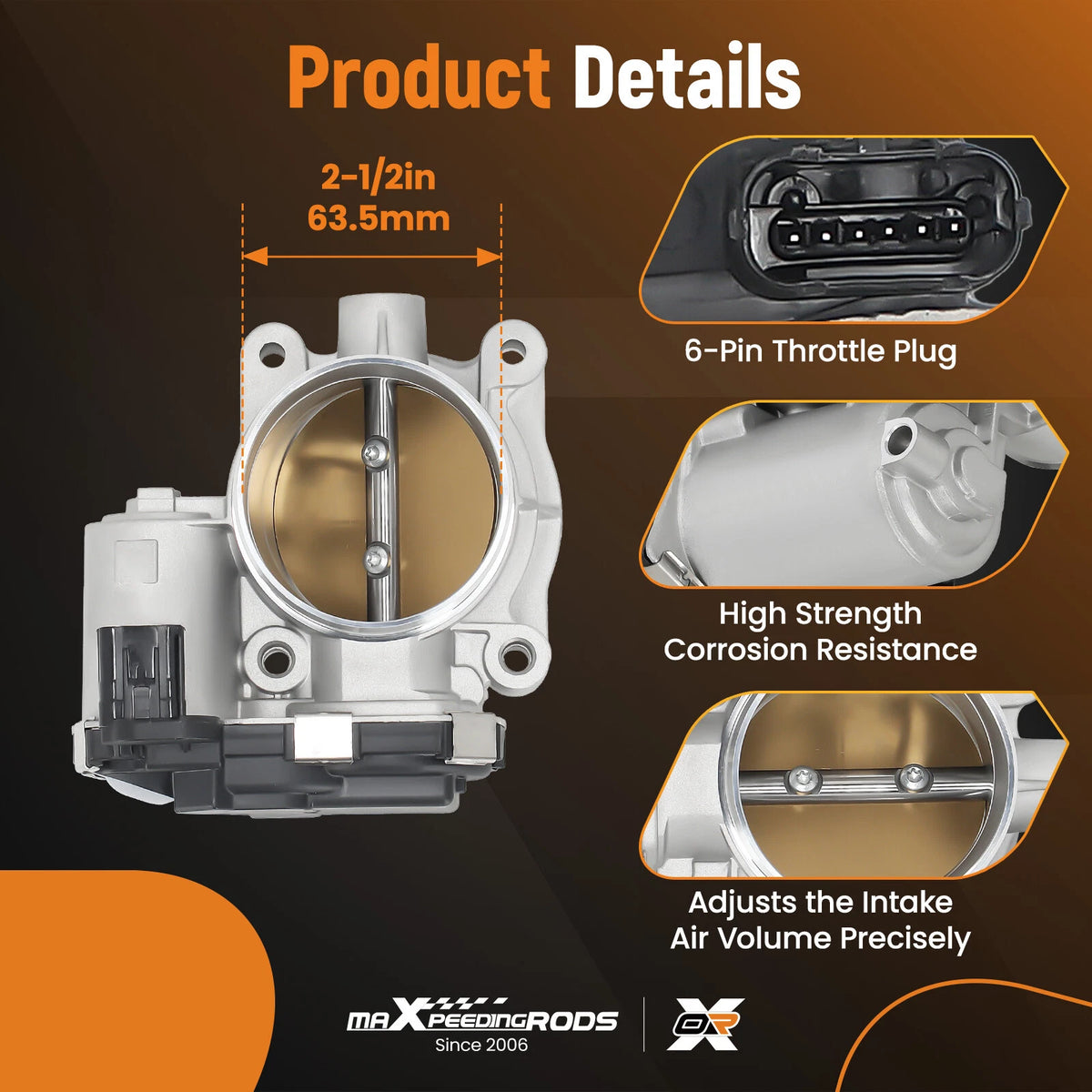 Throttle Body for Chevrolet Impala 2.5L (2014–2019) Malibu Colorado Acadia