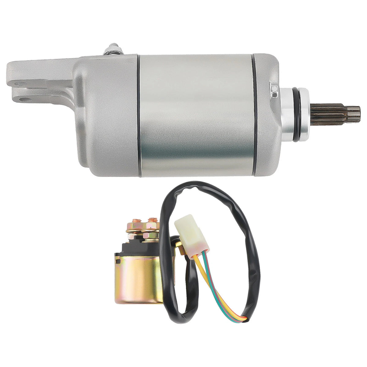 Starter Motor & Solenoid Relay for Honda Foreman Rubicon 500 TRX500 (2001–2014)