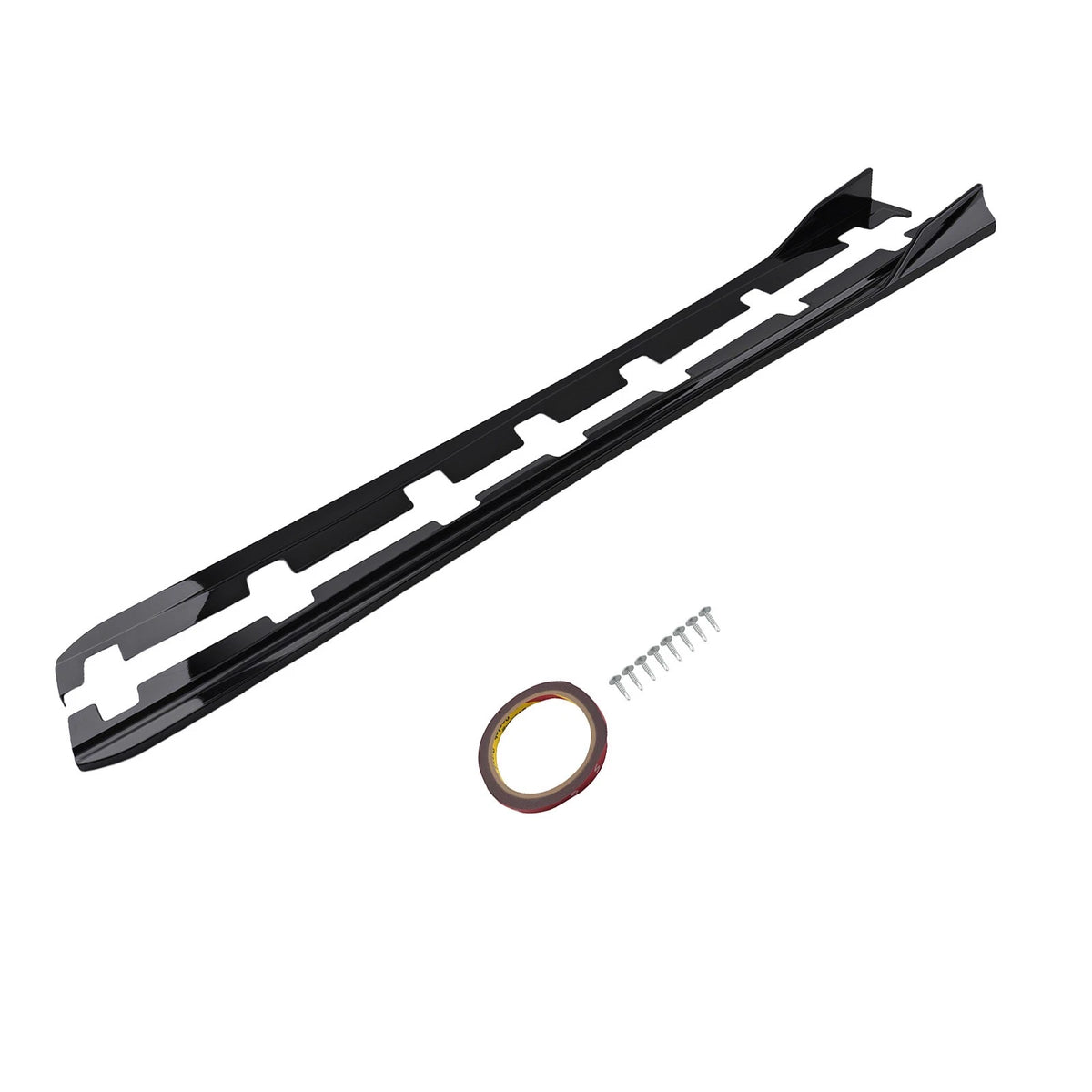 Body Side Skirt Panel for Lexus IS (2014–2020) Gloss Black Extension Kit