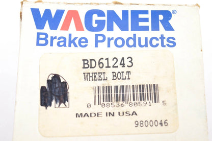 Wagner BD61243 Wheel Lug Stud for Various Makes and Models (NOS)