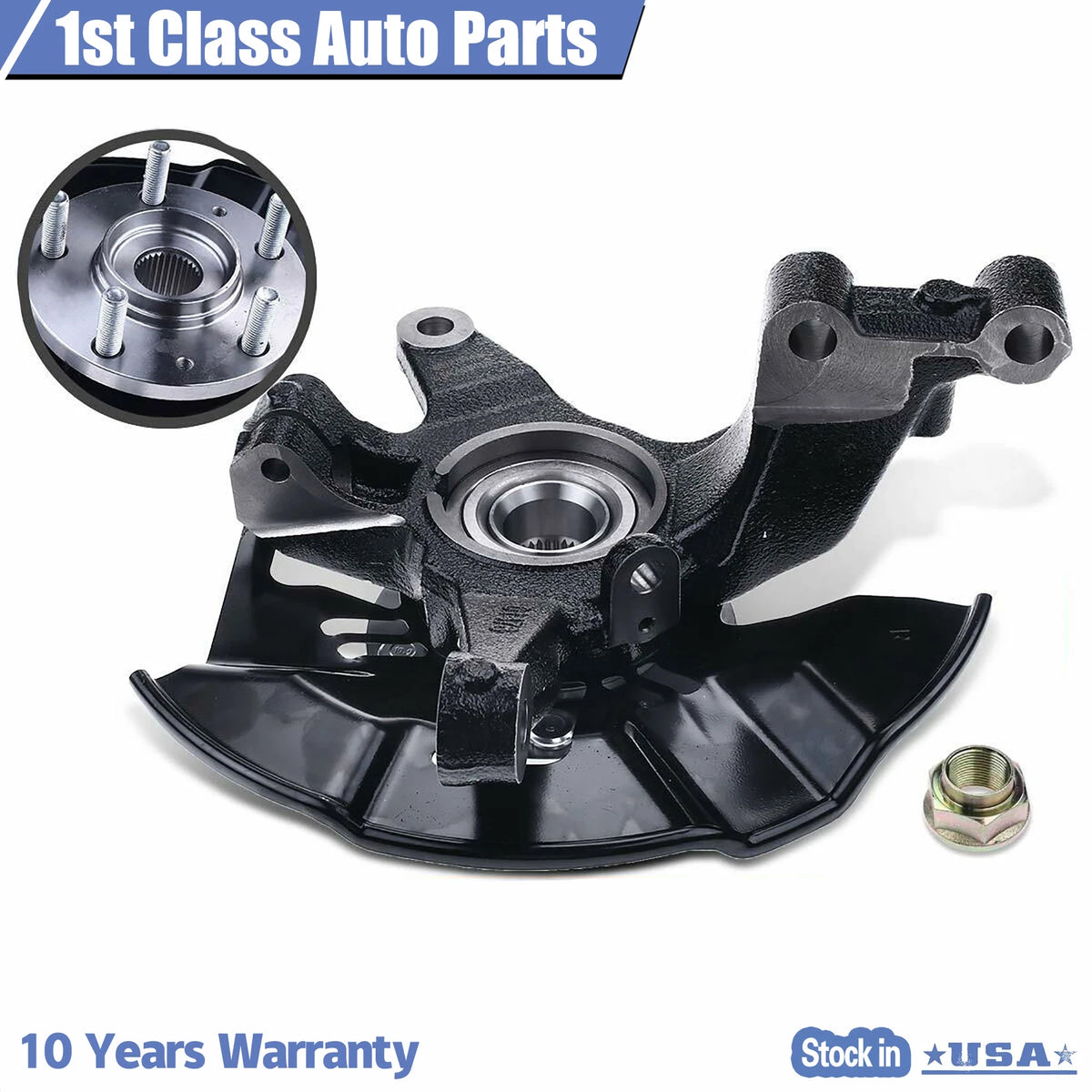 Steering Knuckle Wheel Hub Kit for Mazda (698-414)