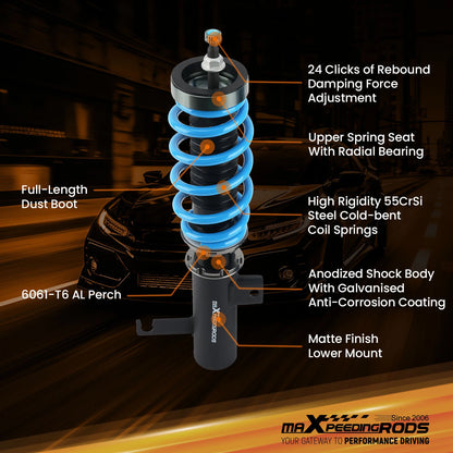 24 Level Adjustable Coilovers for Chevy Impala Malibu