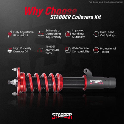 Coilovers 24 Way Damper Suspension Spring Kit for Honda Accord (2018–2022)